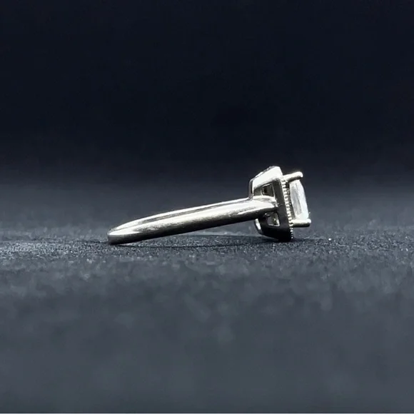 STERLING SILVER WEDDING RING - Picture 4 of 5